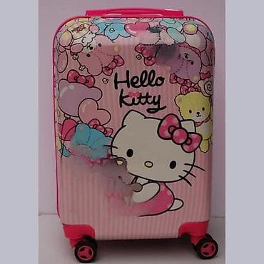 Backpacks, bags and suitcases: Dečji kofer na točkiće – Hello Kitty motiv - Tvrda školjka sa at lalafo.rs — 2 Backpacks, bags and suitcases: Dečji kofer na točkiće – Hello Kitty motiv - Tvrda školjka sa — 2