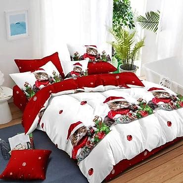 Božićne posteljine – dekorativni komplet navlaka sa prazničnim at lalafo.rs — 4 Božićne posteljine – dekorativni komplet navlaka sa prazničnim — 4