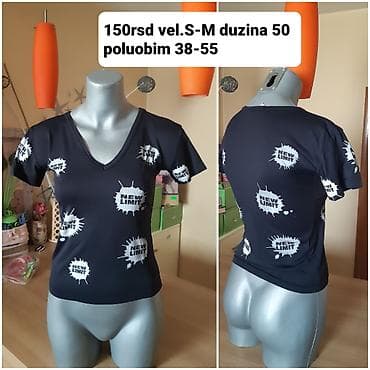 Ženska majica kratkih rukava, crna, sa belim printom “NEW LIMIT” po na lalafo.rs Ženska majica kratkih rukava, crna, sa belim printom “NEW LIMIT” po