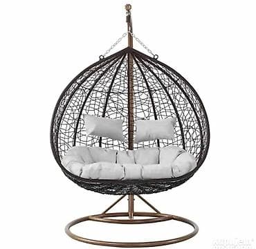 Garden furniture: Ljuljaška jaje za 2 OSOBE do čak 200kg! Viseća stolica sa modernim at lalafo.rs — 4 Garden furniture: Ljuljaška jaje za 2 OSOBE do čak 200kg! Viseća stolica sa modernim — 4