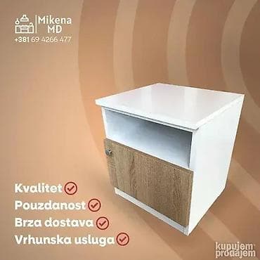 🛏 NOĆNI ORMARIĆ V - SONOMA HRAST 🛏 ✔ Materijal: Najkvalitetnija EGGER na lalafo.rs 🛏 NOĆNI ORMARIĆ V - SONOMA HRAST 🛏 ✔ Materijal: Najkvalitetnija EGGER