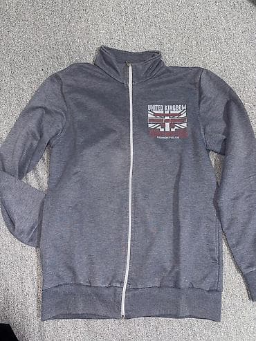 Muška dukserica na rajsferšlus - Boja: tamno siva (melanž) - Dizajn na lalafo.rs Muška dukserica na rajsferšlus - Boja: tamno siva (melanž) - Dizajn