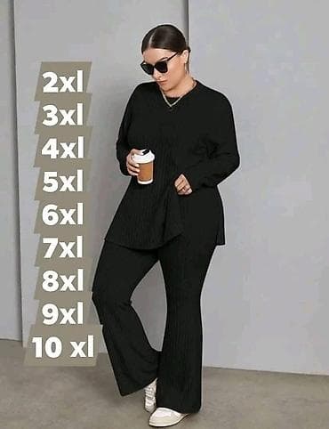 Women's Sweaters, Cardigans: Kompleti od mekane trikotaže za punije Veličine : XL 2XL 3XL 4XL 5XL at lalafo.rs — 2 Women's Sweaters, Cardigans: Kompleti od mekane trikotaže za punije Veličine : XL 2XL 3XL 4XL 5XL — 2