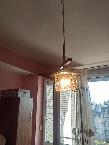 Viseći luster od stakla u ekstra stanju i kao nov je i sve na lalafo.rs — 2 Viseći luster od stakla u ekstra stanju i kao nov je i sve — 2