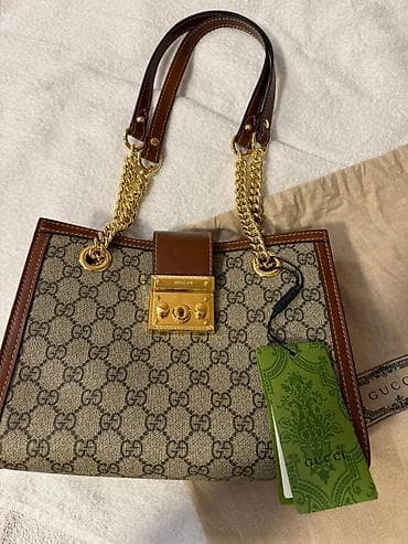 Gucci ženska torba – model sa lančanim ručkama i pločicom at lalafo.rs — 2 Gucci ženska torba – model sa lančanim ručkama i pločicom — 2