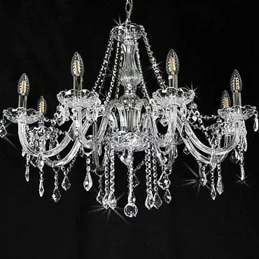 Stilski lusteri: MEGGA, MOZART LUSTER 6R E14 CH CL, 009643 Luksuzni kristalni luster sa na lalafo.rs — 1 Stilski lusteri: MEGGA, MOZART LUSTER 6R E14 CH CL, 009643 Luksuzni kristalni luster sa — 1