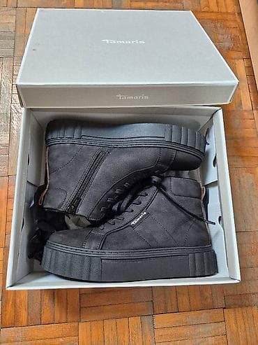 Tamaris ženske patike-gležnjače - Boja: crna - Model: visoke patike na lalafo.rs — 3 Tamaris ženske patike-gležnjače - Boja: crna - Model: visoke patike — 3