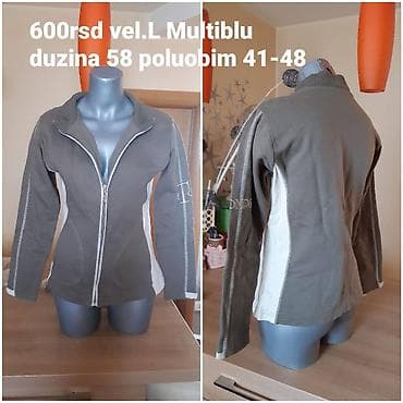 Multiblu ženska jakna/džemper na rajsferšlus - Veličina: L - na lalafo.rs — 1 Multiblu ženska jakna/džemper na rajsferšlus - Veličina: L - — 1