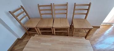 Sets of table and chairs: Na prodaju sto i 8 stolica od kuvane bukve. Dimenzije stola su 90 x at lalafo.rs — 9 Sets of table and chairs: Na prodaju sto i 8 stolica od kuvane bukve. Dimenzije stola su 90 x — 9