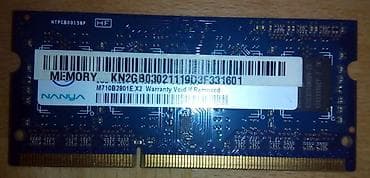 Memorija 2GB PC3-10600 DDR3 1600Mhz 204pin Memory RAM SO-DIMM na lalafo.rs Memorija 2GB PC3-10600 DDR3 1600Mhz 204pin Memory RAM SO-DIMM