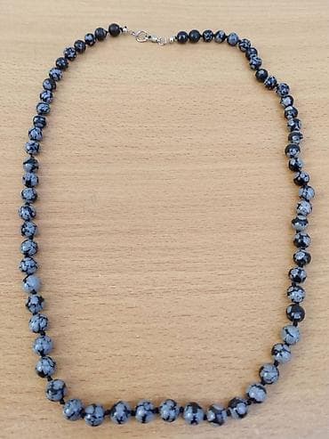 Ogrlica Opsidijan pahuljasti Ogrlica od Opsidijana pahuljasti na lalafo.rs — 3 Ogrlica Opsidijan pahuljasti Ogrlica od Opsidijana pahuljasti — 3
