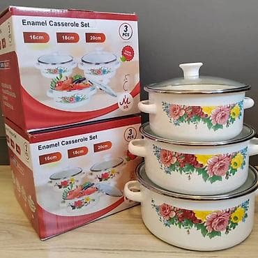 02. SET EMAJLIRANIH ŠERPI – KLASIKA U VAŠOJ KUHINJI! Tražite na lalafo.rs — 3 02. SET EMAJLIRANIH ŠERPI – KLASIKA U VAŠOJ KUHINJI! Tražite — 3