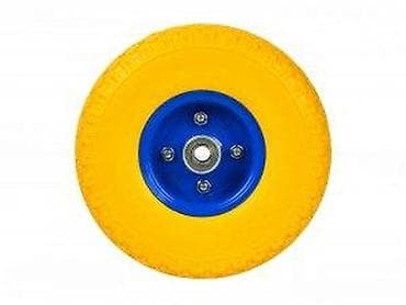 Other garden items: Pneumatski točak za kolica/tačke – žuta guma, plava čelična felna - at lalafo.rs — 7 Other garden items: Pneumatski točak za kolica/tačke – žuta guma, plava čelična felna - — 7