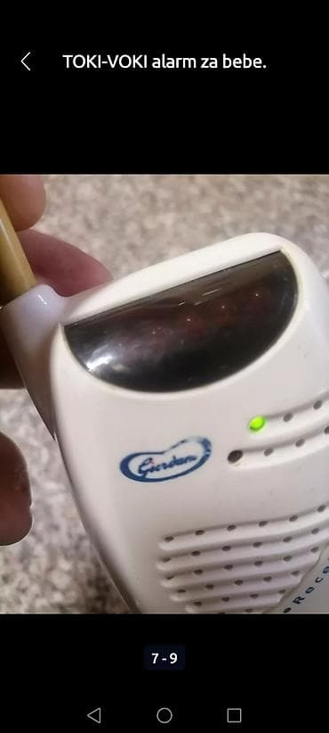 Toki Voki alarm za malu bebu
Mirjevo na lalafo.rs — 7 Toki Voki alarm za malu bebu
Mirjevo — 7