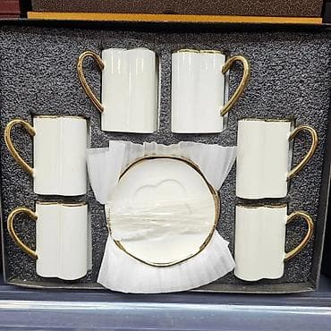 za svaki dan: Set za kafu/čaj – 6 šoljica sa tanjirićima - Materijal: fino na lalafo.rs — 3 za svaki dan: Set za kafu/čaj – 6 šoljica sa tanjirićima - Materijal: fino — 3