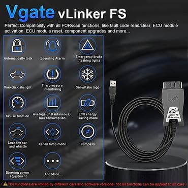 Transport: Vgate vLinker FS USB OBD2 za Ford Mazda MS CAN HS CAN Auto at lalafo.rs — 4 Transport: Vgate vLinker FS USB OBD2 za Ford Mazda MS CAN HS CAN Auto — 4