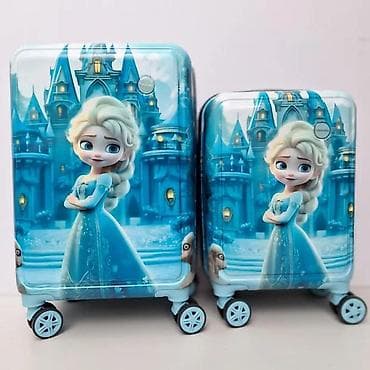 dve suknje po: Dečiji kofer na točkiće – motiv ledene princeze - Tvrda školjka sa at lalafo.rs — 1 dve suknje po: Dečiji kofer na točkiće – motiv ledene princeze - Tvrda školjka sa — 1