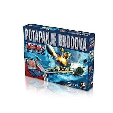 Potapanje brodova – Warships, klasična strateška društvena igra. - na lalafo.rs Potapanje brodova – Warships, klasična strateška društvena igra. -