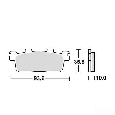 Prednje kočione pločice – dimenzije 93.6 × 35.8 × 10.0 mm - Tip: disk na lalafo.rs Prednje kočione pločice – dimenzije 93.6 × 35.8 × 10.0 mm - Tip: disk