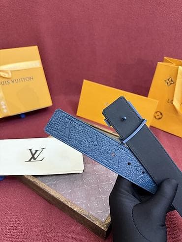 Louis Vuitton muški kožni kaiš - Model: LV Initiales - Boja: tamno na lalafo.rs — 4 Louis Vuitton muški kožni kaiš - Model: LV Initiales - Boja: tamno — 4