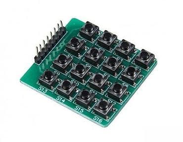 Arduino 4x4 tastatura – 16 tastera Kompaktna matricna tastatura za na lalafo.rs Arduino 4x4 tastatura – 16 tastera Kompaktna matricna tastatura za
