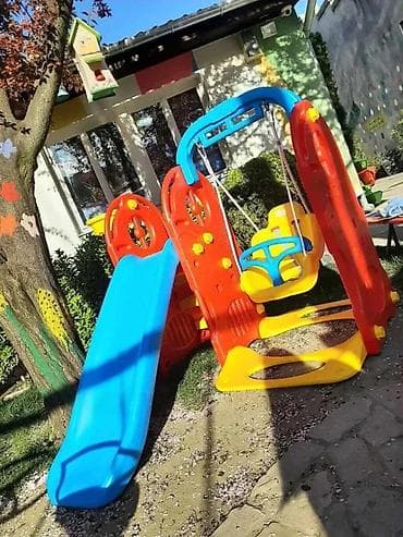prsluk jaknica mango u: Dečiji 4-u-1 set za dvorište – tobogan, ljuljaška, koš i mini at lalafo.rs — 9 prsluk jaknica mango u: Dečiji 4-u-1 set za dvorište – tobogan, ljuljaška, koš i mini — 9