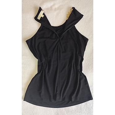 Michael Kors bluza bez rukava u crnoj boji. Elegantna halter silueta na lalafo.rs — 4 Michael Kors bluza bez rukava u crnoj boji. Elegantna halter silueta — 4