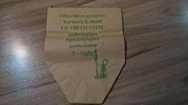 Kese za usisivače: Vacuum Cleaner Bags for Vorwerk Kobold 130 131 131SC with EB 350 or na lalafo.rs — 4 Kese za usisivače: Vacuum Cleaner Bags for Vorwerk Kobold 130 131 131SC with EB 350 or — 4
