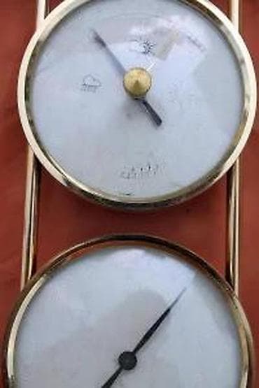 Vintage Analogna meterološka stanica od mesinga. Proizvedeno u na lalafo.rs — 7 Vintage Analogna meterološka stanica od mesinga. Proizvedeno u — 7
