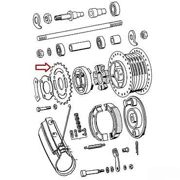 Zadnji lančanik za Tomos A3/A35 - Kompatibilnost: Tomos A3, A35 at lalafo.rs — 3 Zadnji lančanik za Tomos A3/A35 - Kompatibilnost: Tomos A3, A35 — 3