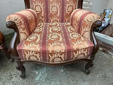 Stilska garnitura - EXTRA STANJE Trosed i dve fotelje 🛋️ Garnitura na lalafo.rs Stilska garnitura - EXTRA STANJE Trosed i dve fotelje 🛋️ Garnitura