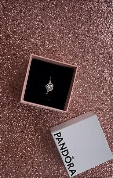 Pandora set nakita - Prsten sa srcastim centralnim kamenom: tanak na lalafo.rs — 2 Pandora set nakita - Prsten sa srcastim centralnim kamenom: tanak — 2