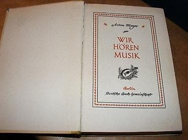 Unbekannt Anton Mayer Wir Hö ren Musik Berlin Dt. Buch-Gemeinschaft na lalafo.rs — 2 Unbekannt Anton Mayer Wir Hö ren Musik Berlin Dt. Buch-Gemeinschaft — 2