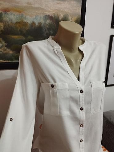 Zara bela košulja,u odličnom stanju na lalafo.rs — 4 Zara bela košulja,u odličnom stanju — 4