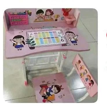 Dečiji set – podesivi radni sto sa stolicom - Namenjen za decu za na lalafo.rs — 7 Dečiji set – podesivi radni sto sa stolicom - Namenjen za decu za — 7