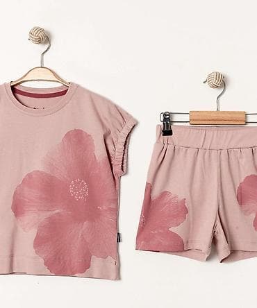 eko koza sa: Dečiji komplet – majica i šorts - Boja: puder roze - Dizajn: veliki at lalafo.rs — 1 eko koza sa: Dečiji komplet – majica i šorts - Boja: puder roze - Dizajn: veliki — 1