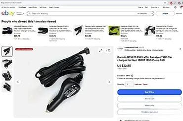 Auto punjači za telefone: Garmin GTM 25 FM Traffic Receiver TMC auto punjač - Kompatibilnost na lalafo.rs — 1 Auto punjači za telefone: Garmin GTM 25 FM Traffic Receiver TMC auto punjač - Kompatibilnost — 1