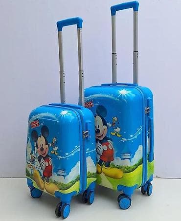 Backpacks, bags and suitcases: Dečji set kofera – Mickey Mouse motiv - Dva kofera (veći i manji) sa at lalafo.rs — 6 Backpacks, bags and suitcases: Dečji set kofera – Mickey Mouse motiv - Dva kofera (veći i manji) sa — 6
