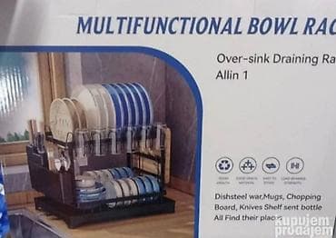 Dvospratna rešetka/cediljka za sudove – multifunkcionalni stalak “All na lalafo.rs — 3 Dvospratna rešetka/cediljka za sudove – multifunkcionalni stalak “All — 3