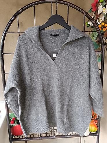 Esmara ženski džemper – sivi - Brend: Esmara - Model: pleteni džemper na lalafo.rs — 1 Esmara ženski džemper – sivi - Brend: Esmara - Model: pleteni džemper — 1