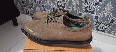 Platnene muške cipele/gležnjače u maslinasto-braon boji - Gornjište na lalafo.rs — 1 Platnene muške cipele/gležnjače u maslinasto-braon boji - Gornjište — 1