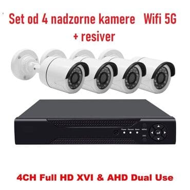 Akcijska cena 9700 din !!!AKCIJA VAZI 7 DANA!!! Video nadzor sa 4 na lalafo.rs Akcijska cena 9700 din !!!AKCIJA VAZI 7 DANA!!! Video nadzor sa 4