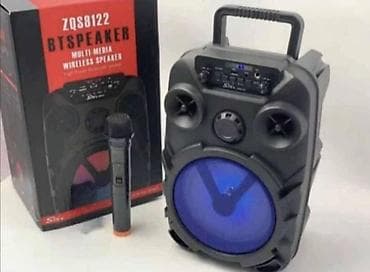 Bluetooth zvučnik ZQS sa bežičnim karaoke mikrofonom Savršen zvučnik na lalafo.rs — 2 Bluetooth zvučnik ZQS sa bežičnim karaoke mikrofonom Savršen zvučnik — 2