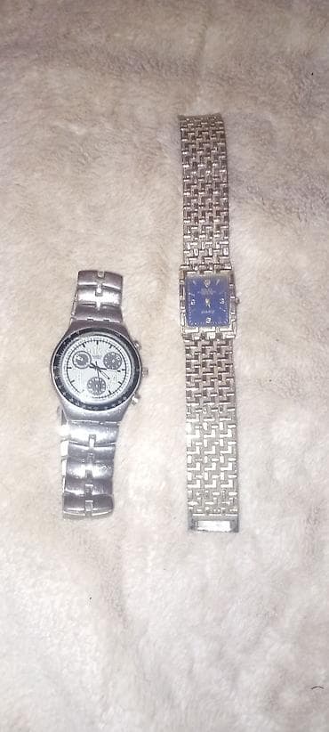 Set od 2 muška ručna časovnika – metalne narukvice, srebrna boja. 1) at lalafo.rs — 2 Set od 2 muška ručna časovnika – metalne narukvice, srebrna boja. 1) — 2