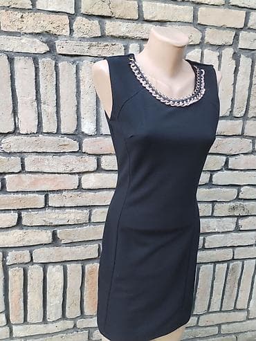 Elegantna crna haljina – veličina S, kao nova. - Kroj: pripijena at lalafo.rs — 8 Elegantna crna haljina – veličina S, kao nova. - Kroj: pripijena — 8