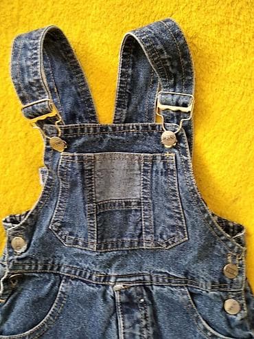 Pantalone sa tregerima za bebe somotske teget i teksas plave na lalafo.rs — 7 Pantalone sa tregerima za bebe somotske teget i teksas plave — 7