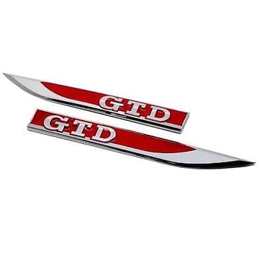 VW GTD znakovi za krilo. Samolepljive oznake za krilo leva i desna na lalafo.rs VW GTD znakovi za krilo. Samolepljive oznake za krilo leva i desna