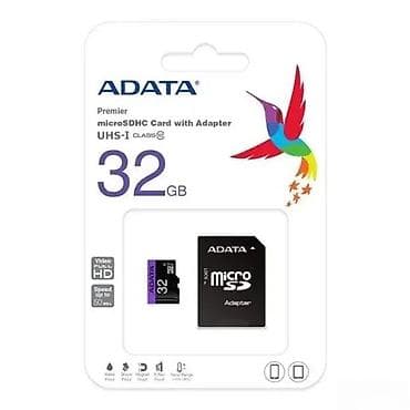 ADATA Premier microSDHC UHS-I Class 10 memorijska kartica 32 GB sa SD na lalafo.rs ADATA Premier microSDHC UHS-I Class 10 memorijska kartica 32 GB sa SD