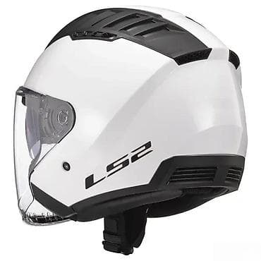 Accessories: LS2 jet kaciga u beloj boji. Dizajnirana je sa otvorenim licem i at lalafo.rs — 3 Accessories: LS2 jet kaciga u beloj boji. Dizajnirana je sa otvorenim licem i — 3