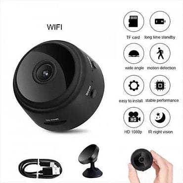 Mini IP KAMERA A9 Pro 1080P. Sa WIFI i bez wifi snima. Detalji na lalafo.rs — 4 Mini IP KAMERA A9 Pro 1080P. Sa WIFI i bez wifi snima. Detalji — 4